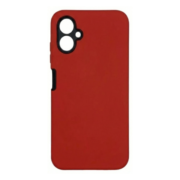 Producto - Funda TPU revestida con Silicona - Color Rojo - Samsung A06 - Fashion Case