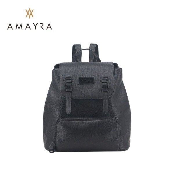 Producto - Mochila Amayra PU negra 67-C26671R