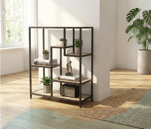 Producto - Mueble recibidor desnivel 6 estantes