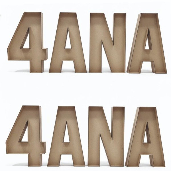 Producto - Letras Profundidad Bodas 15 Años Eventos Cartelería Decoración 80cm Mdf