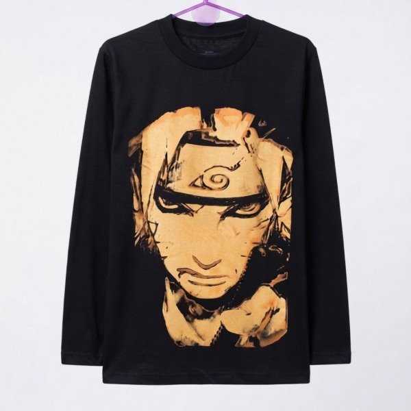 Producto - REMERA MANGA LARGA INFANTIL NARUTO FACE T.10