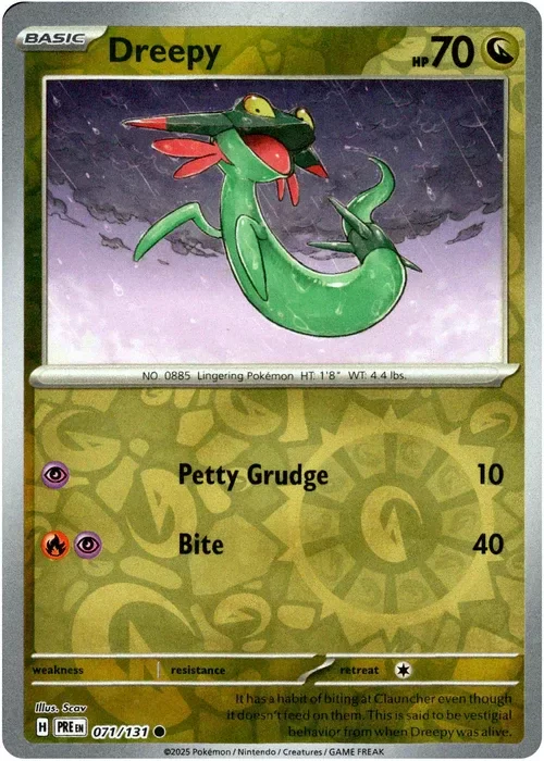 Producto - Dreepy - 071/131 - Prismatic Evolutions - Reverse Holo