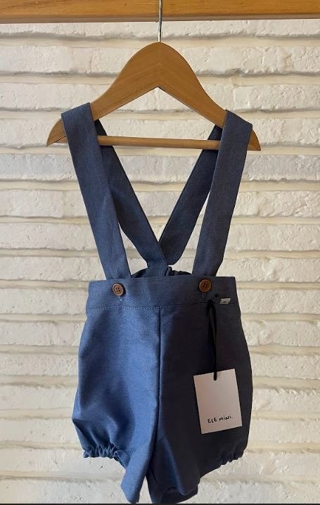 Producto - Short de lino con tiradores