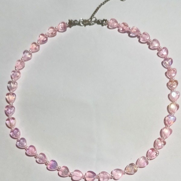 Producto - Collar corazones acrílico