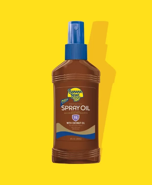 Producto - Protector spray oil FPS 15 Banana Boat