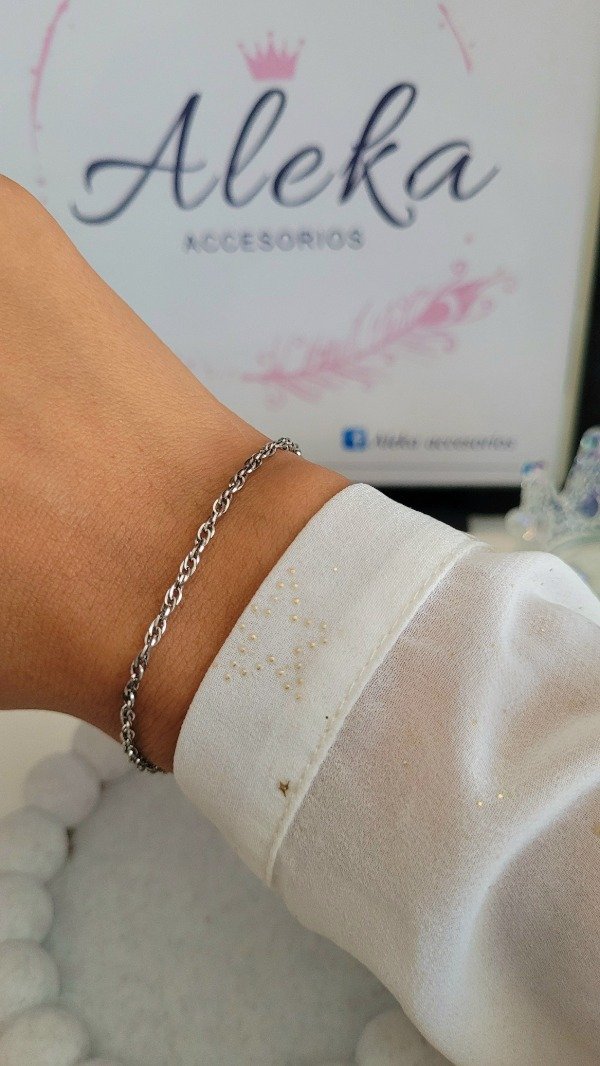 Producto - Pulsera tourbillon(18cm) de acero quirúrgico