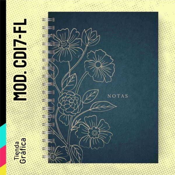 Producto - Cuaderno C17- Flores