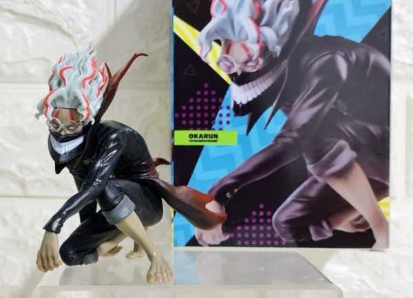 Producto - Figura Dan da Dan Okarun transformado- 12 cm en caja