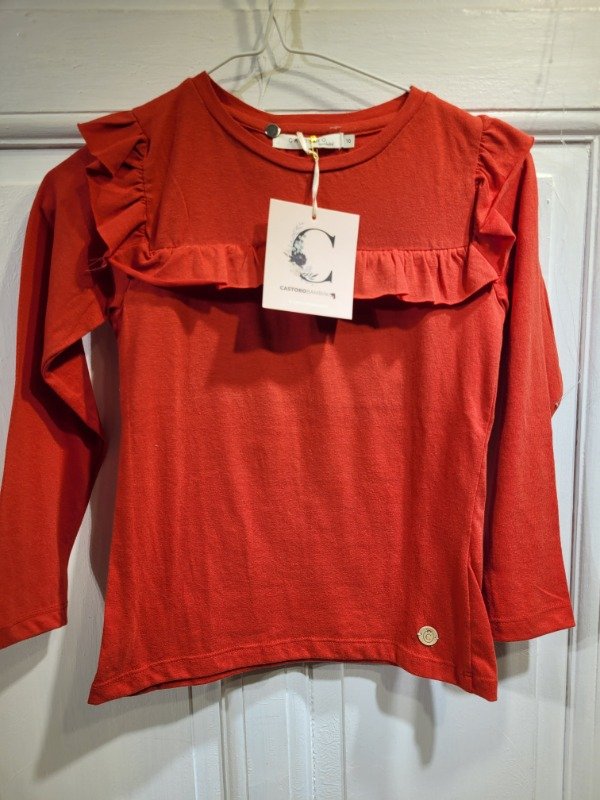 Producto - Remera CASTORO colorada Nueva Con etiqueta Talle 10 años - PRECIO: 13X