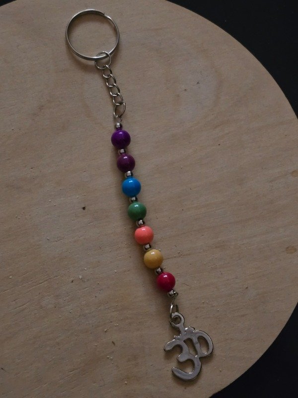 Producto - Llavero 7 chakras perlas