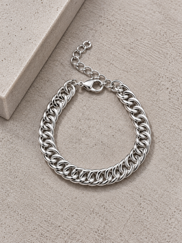 Producto - Pulsera 007 acero blanco