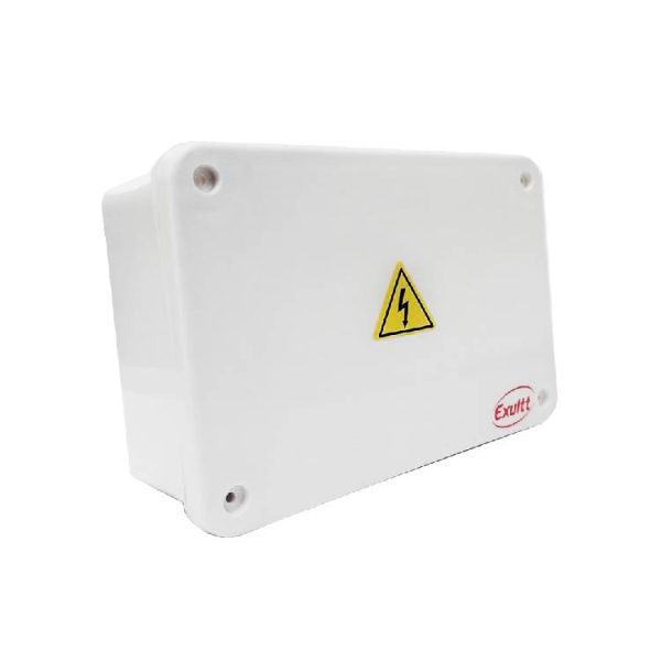 Producto - Caja estanca -165x115x65mm -pvc - IP65 -Exultt (CAJX-04BL-N1)