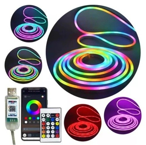 Producto - LUZ NEON 5 MTS BLUETOOTH RGB C/ CONTROL