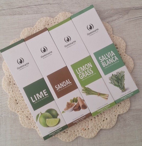 Producto - Sahumerios Iluminarte x 30 sahumerios
