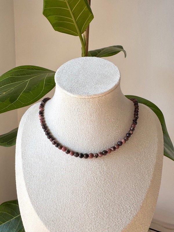 Producto - COLLAR RODONITA CHOCOLATE