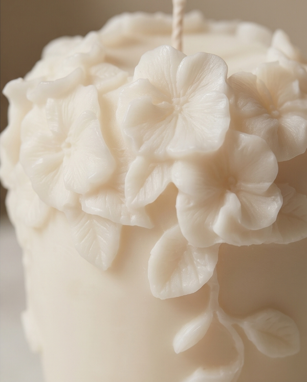 Producto - Vela Hojas en Relieve Colección Botánica