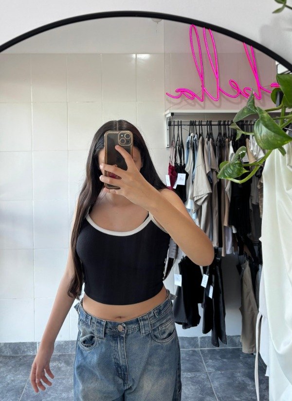 Producto - Top bicolor