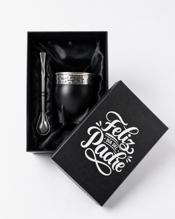 Producto - Mate Imperial Calabaza Personalizado con Bombilla PDL y Caja de Regalo