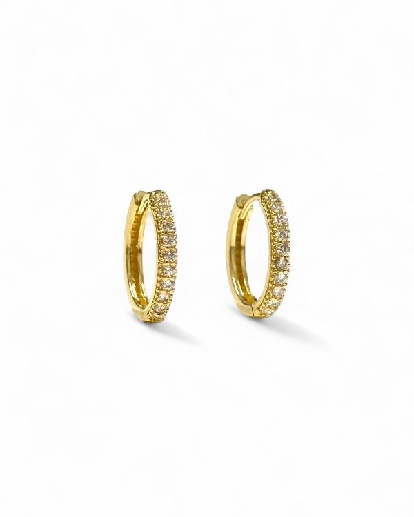 Producto - ARGOLLITAS JACKIE GOLD 16 mm (Par)