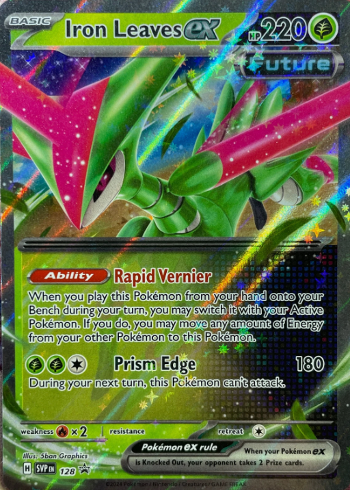 Producto - Iron Leaves ex 128 Scarlet and Violet Black Star Promos