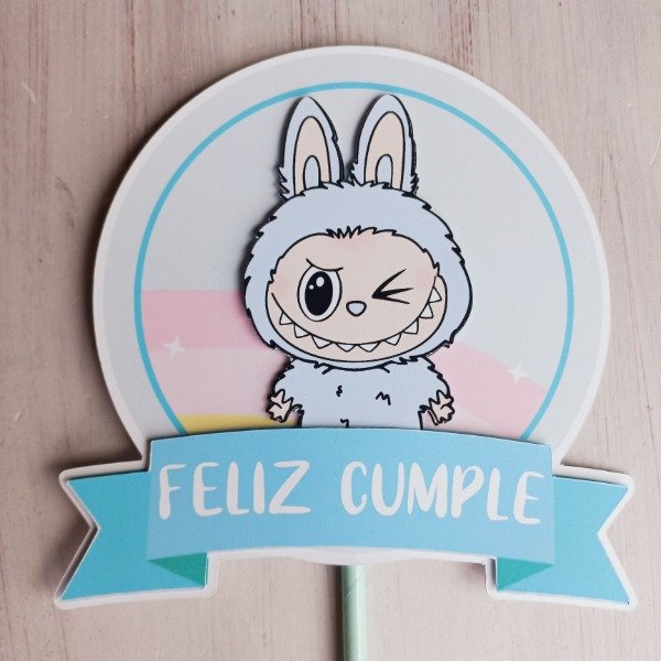 Producto - Cake topper 3D Capibara aqua