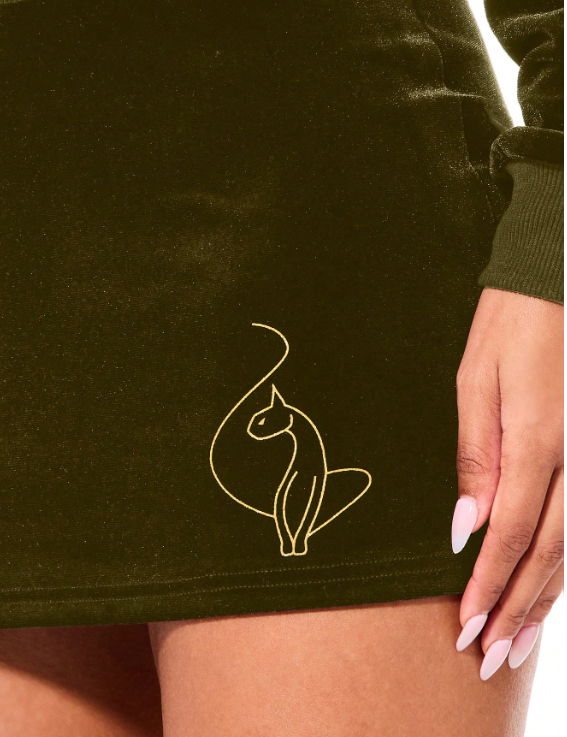 Producto - BABY PHAT MINI SKIRT SAGE GREEN - 2