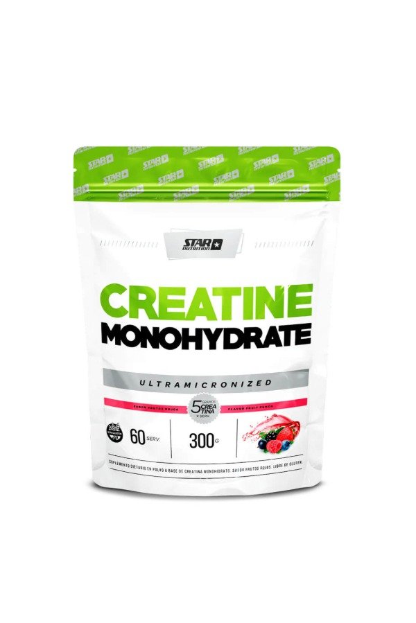 Producto - CREATINA MONOHYDRATE - STAR NUTRITION - DOYPACK - 300GRS FRUTOS ROJOS