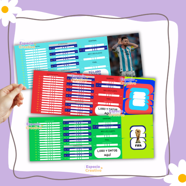 Producto - Fixture Mundial 2026 - Editable en canva