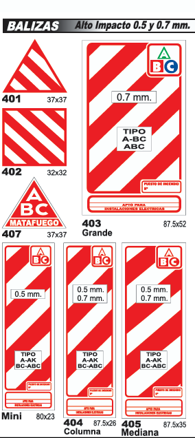 Producto - Balizas