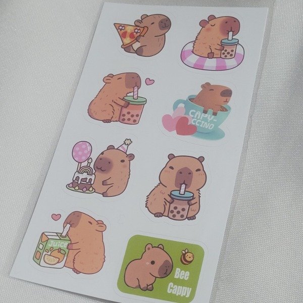 Producto - STICKER PLANCHA CAPIBARA