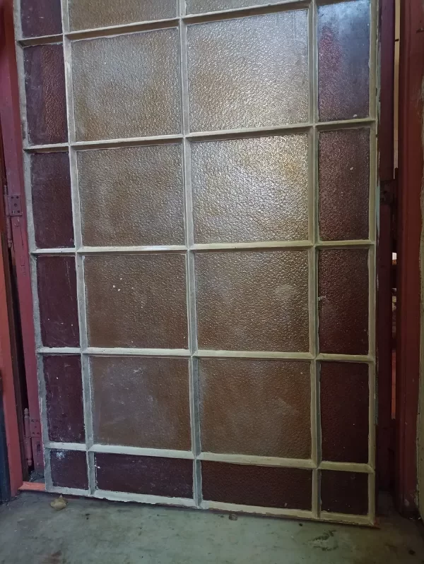 Producto - Mampara de Hierro y Vidrio - Antigua y Original