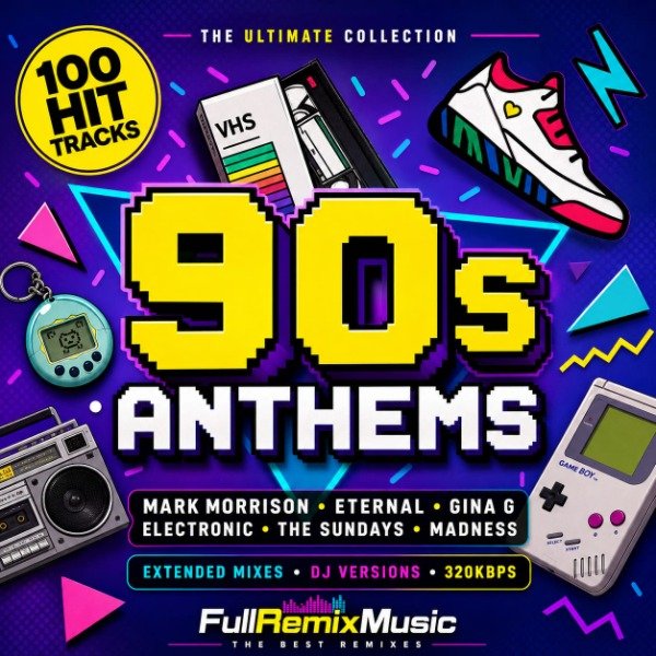 Producto - 100 Hit Tracks Ultimate 90s Anthems (5CD) [FLAC]