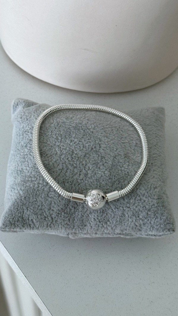 Producto - Pulsera pandy cierre bolit estrella cubic ACERO BLANCO