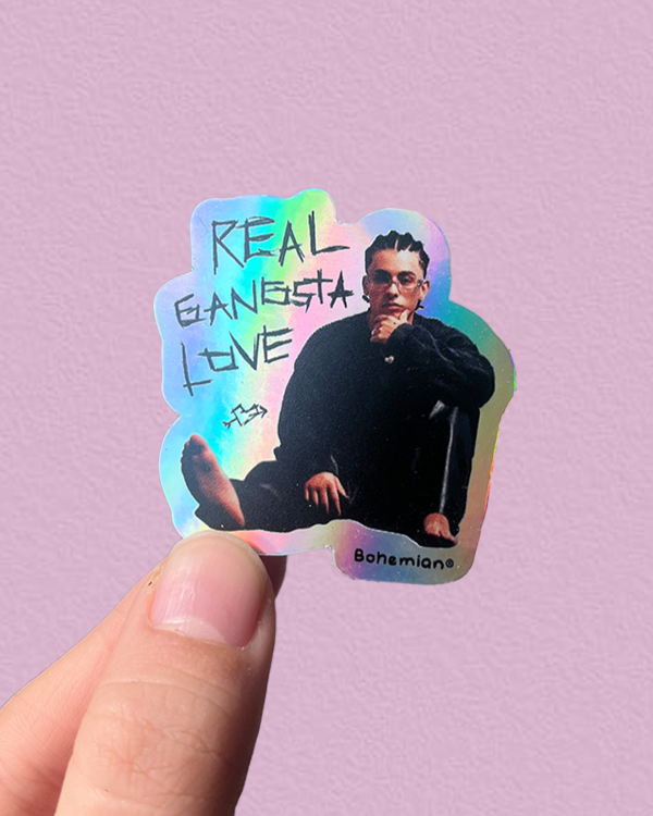 Producto - REAL GANGSTA LOVE - Sticker Individual Holografico Trueno