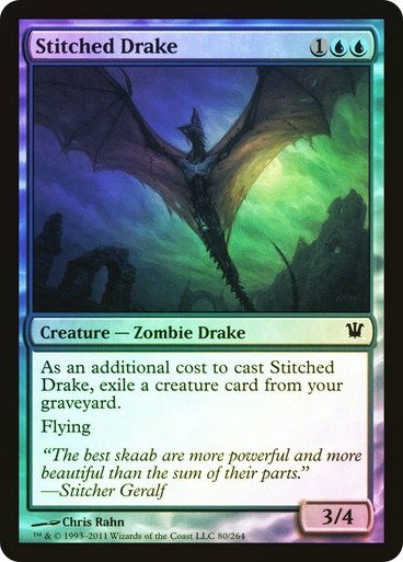 Producto - Stitched Drake Foil  Innistrad