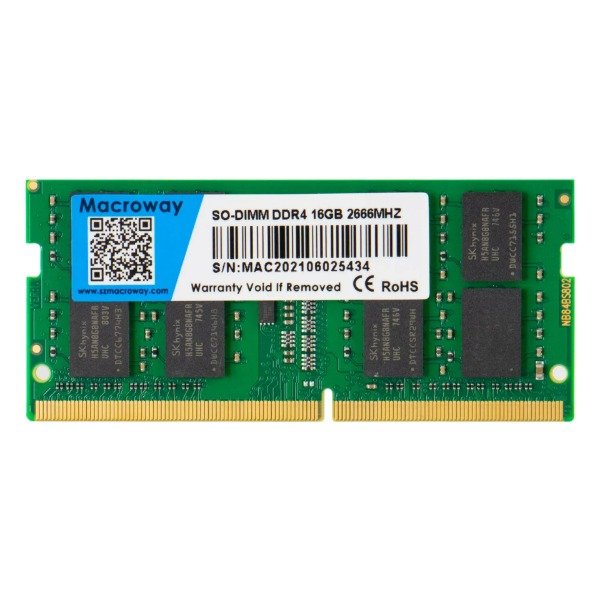 Producto - Macroway Memoria SO-DIMM - DDR4 - Para Notebook