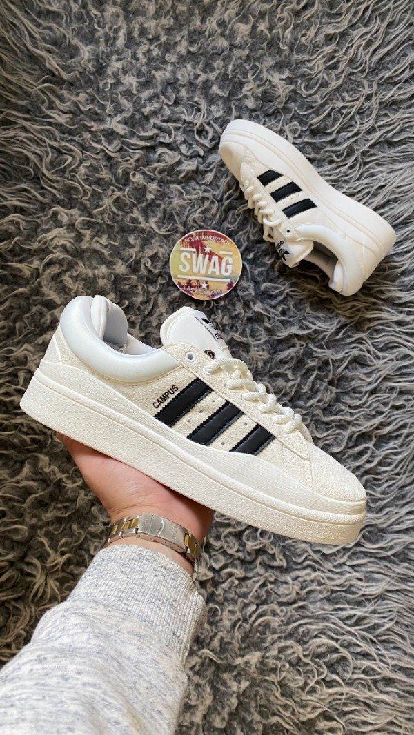 Producto - CAMPUS X BAD BUNNY WHITE BLACK