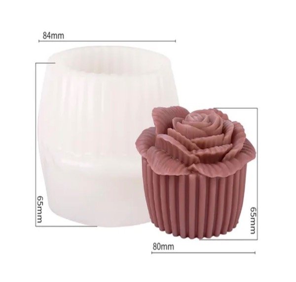 Producto - MOLDE CUPCAKE DE ROSA