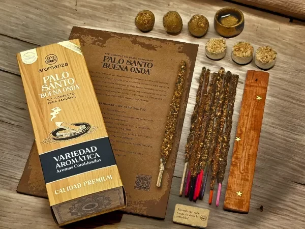 Producto - Box kit Palo Santo Buena Onda - Aromanza - 0