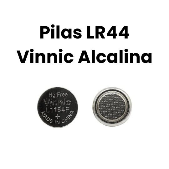 Producto - 2 Pilas LR44 Vinnic Alcalina pack x2