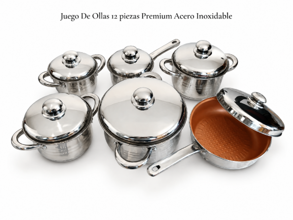 Producto - JUEGO DE OLLAS ALEMANAS 12 piezas - 5