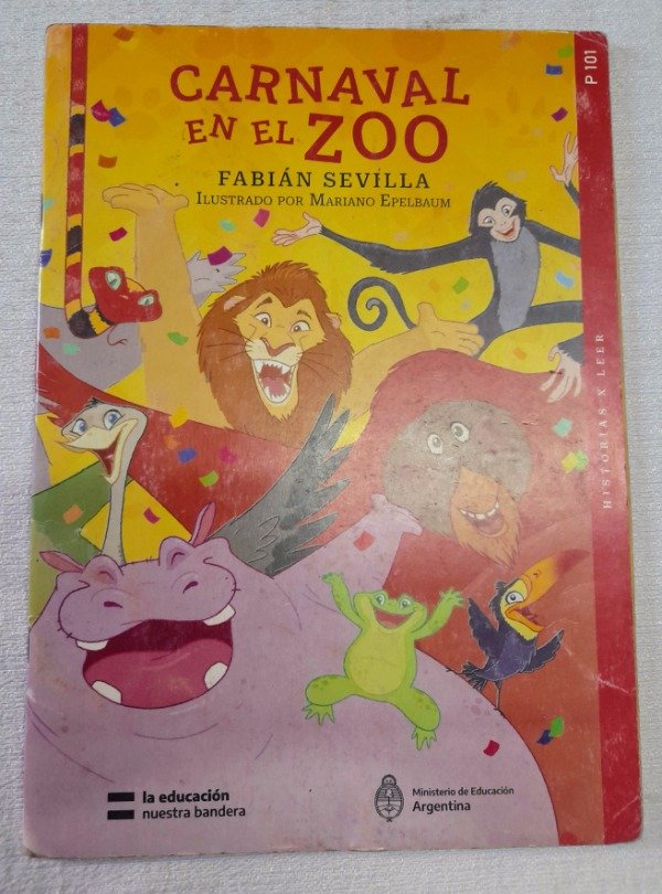 Producto - Carnaval En El Zoo - Fabián Sevilla - Ministerio Educacion