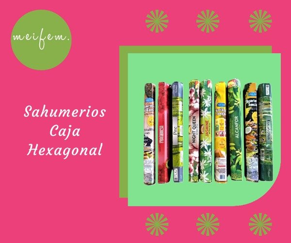 Producto - Sahumerios Caja Hexagonal