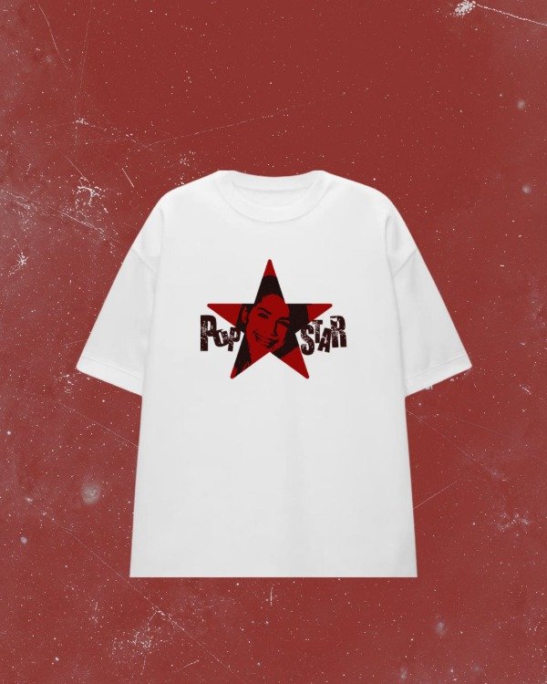 Producto - POPSTAR ROJO - Remera Oversize