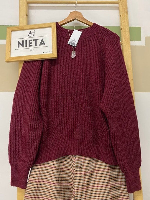 Producto - Sweater Roma Bordó