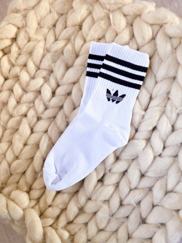 Producto - Media 3/4 Addidas blanca