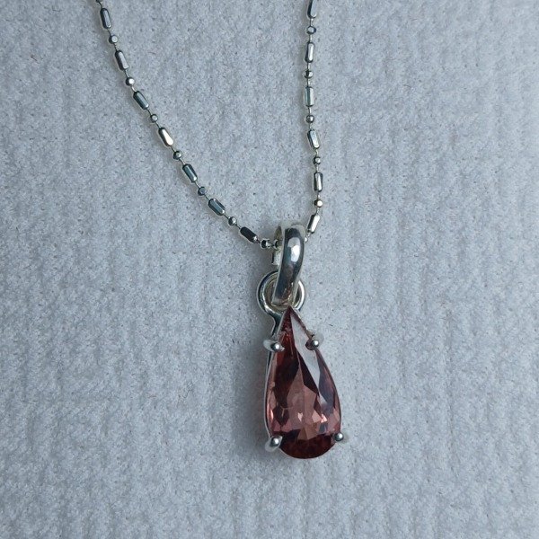Producto - Conjunto Plata 925 - Turmalinas Rosas Facetadas - Juego Exclusivo Artesanal - 6