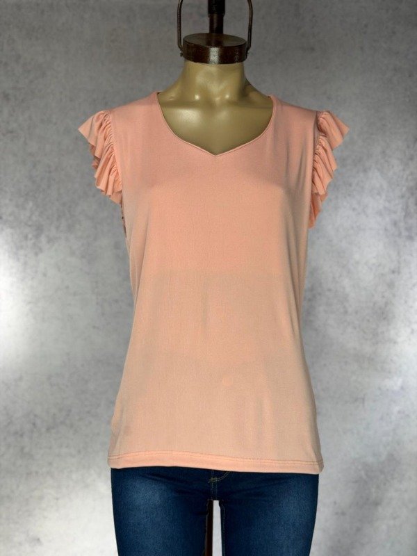 Producto - MUSCULOSA KIM ROSA MORLEY VOLADOS