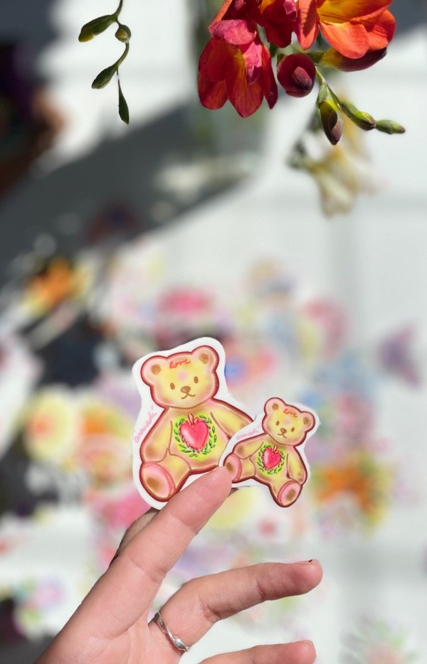 Producto - Sticker Osito AIMADÉ