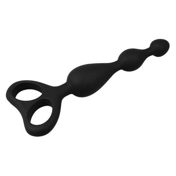 Producto - Anal Plug Fantasy Silicone Black Código: FT-570887